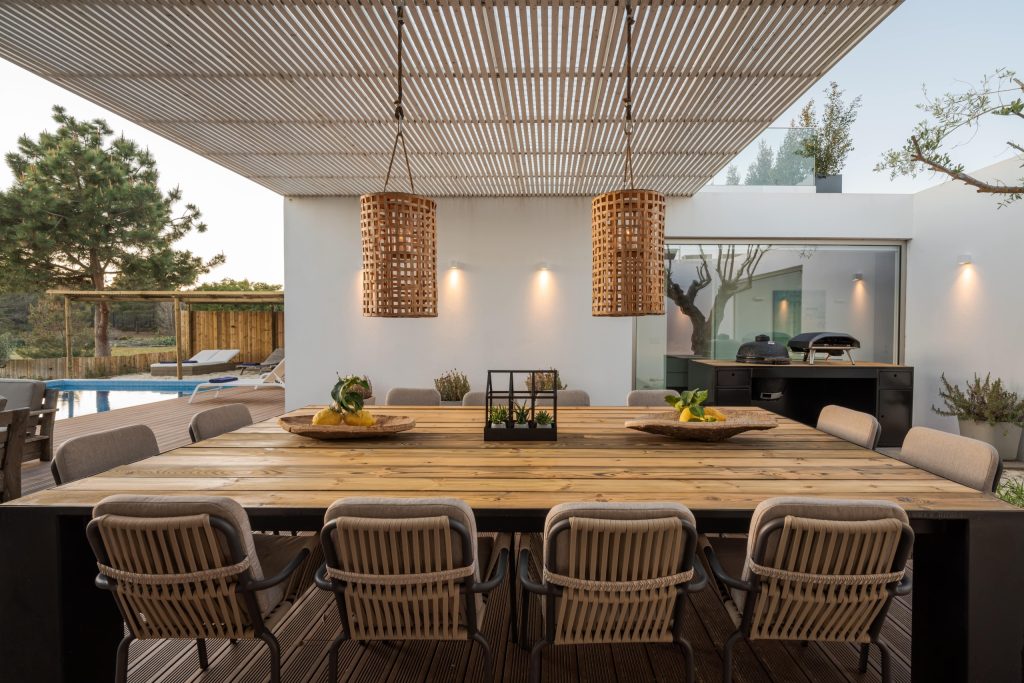Comporta Vacation Homes — private villa terrace with pool